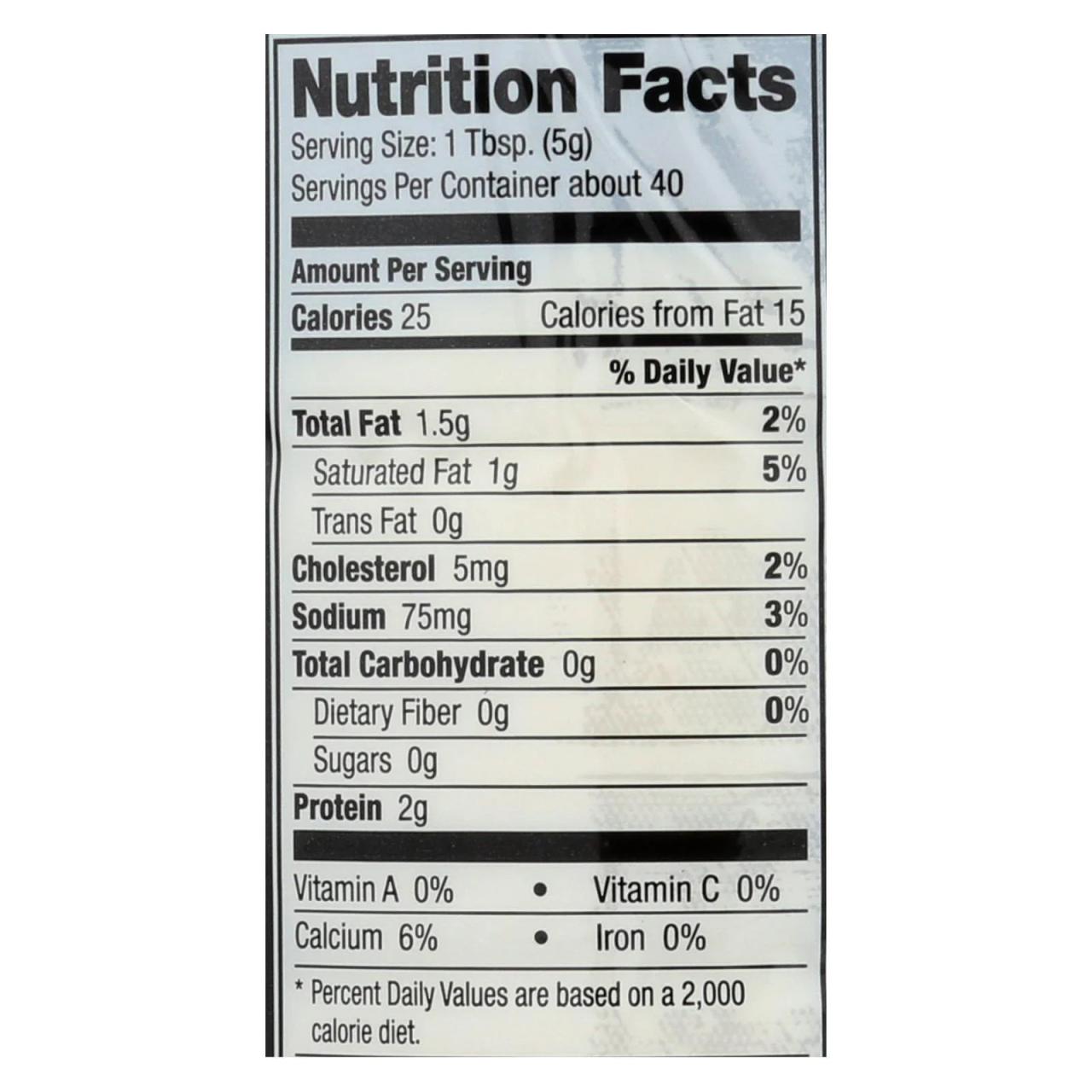 Parmesan cheese nutrition facts