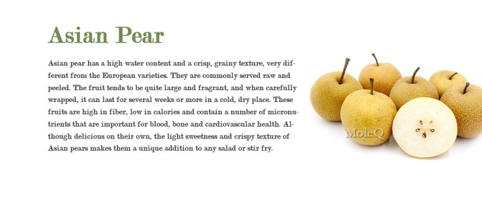 Asian Pear Nutrition Facts A Comprehensive Guide